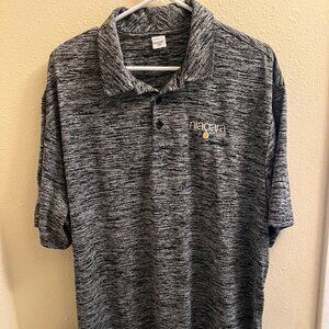 2XL Niagara Bottling Work Collared Polo Shirt Gray Uniform Dress Top Polyester